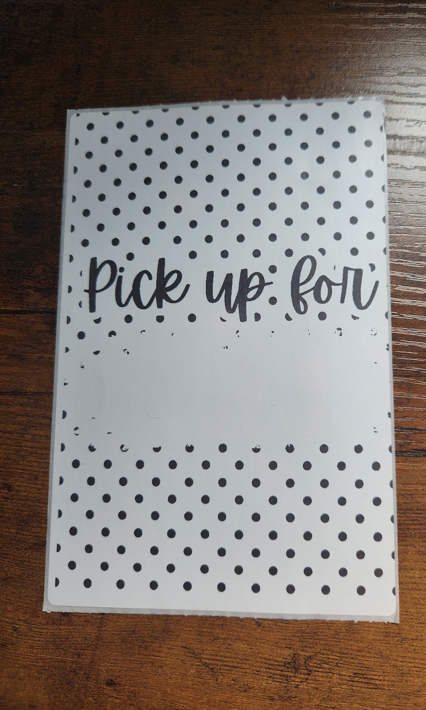 4×6 Thermal pickup labels (wholesale)