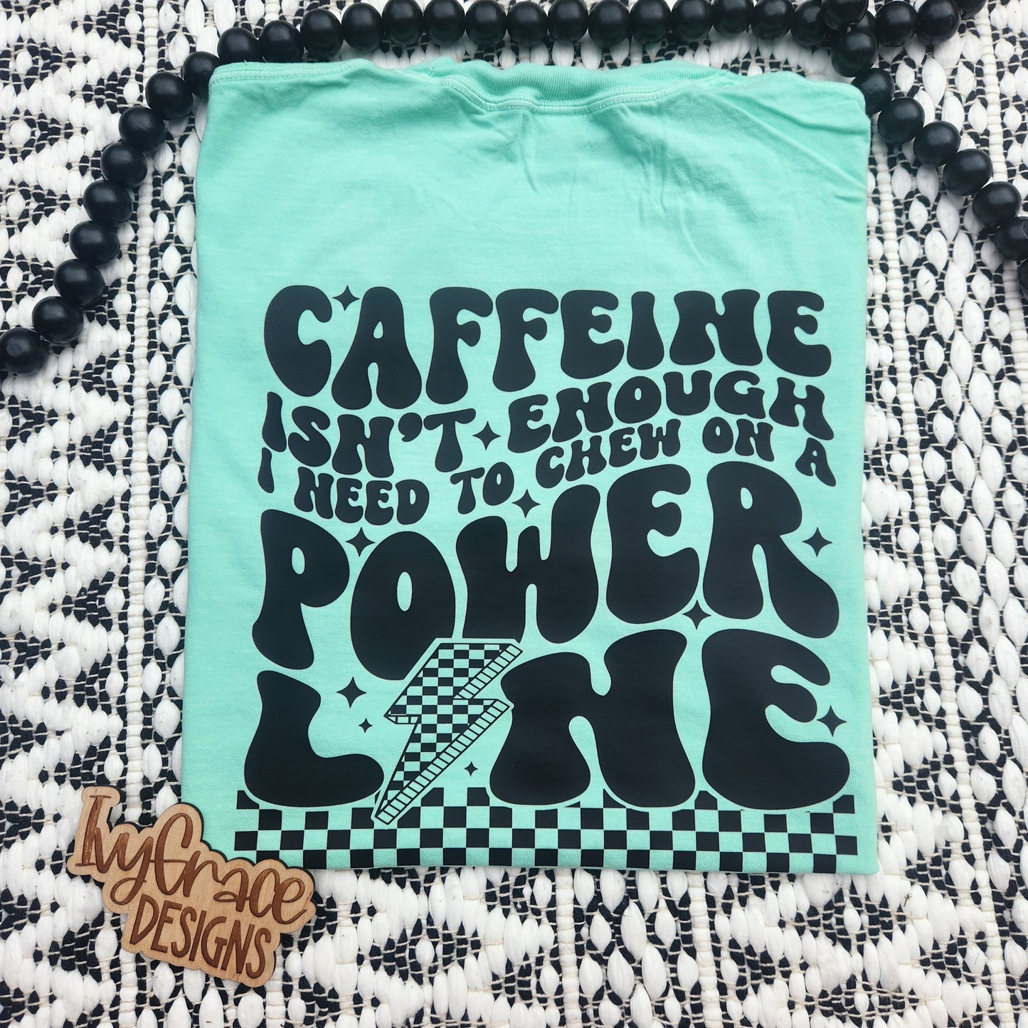 Chew on a powerline 🤣 comfort color tee