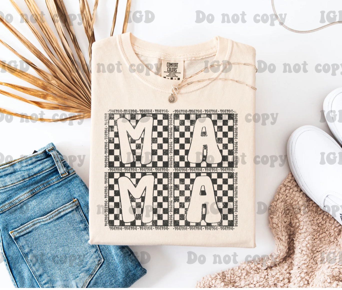 MAMA comfort color tee