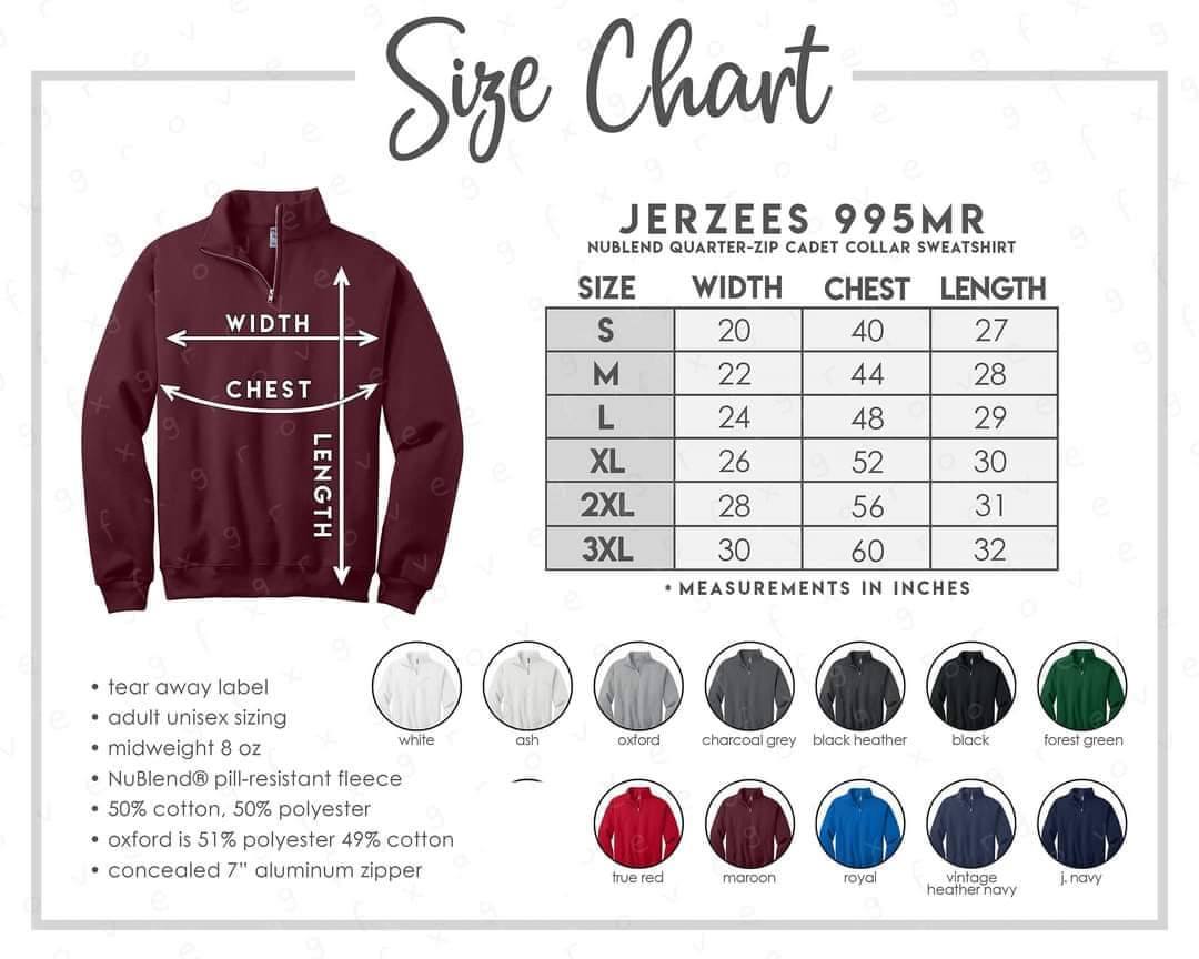 Dotted circle Monogram quarter zip