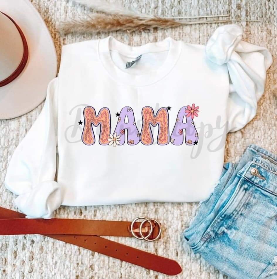 MAMA boho groovy - sweatshirt