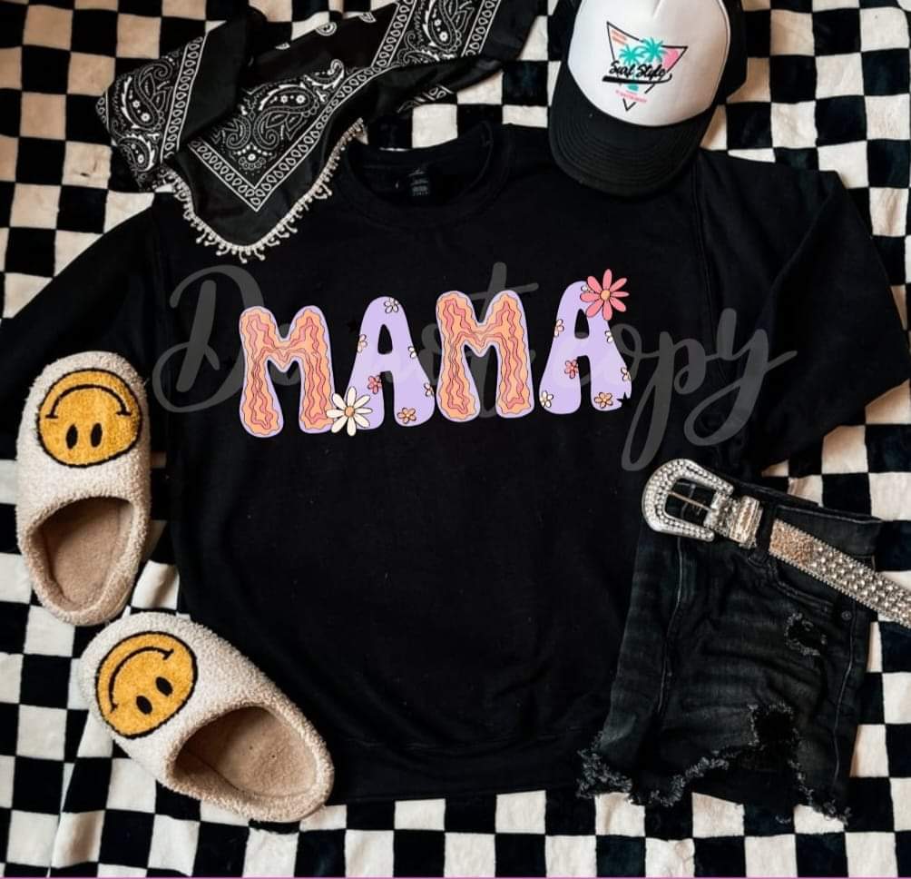 MAMA boho groovy - sweatshirt