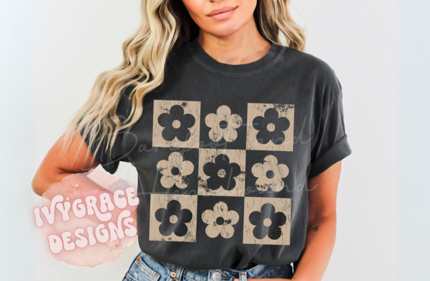 Floral boho - comfort color