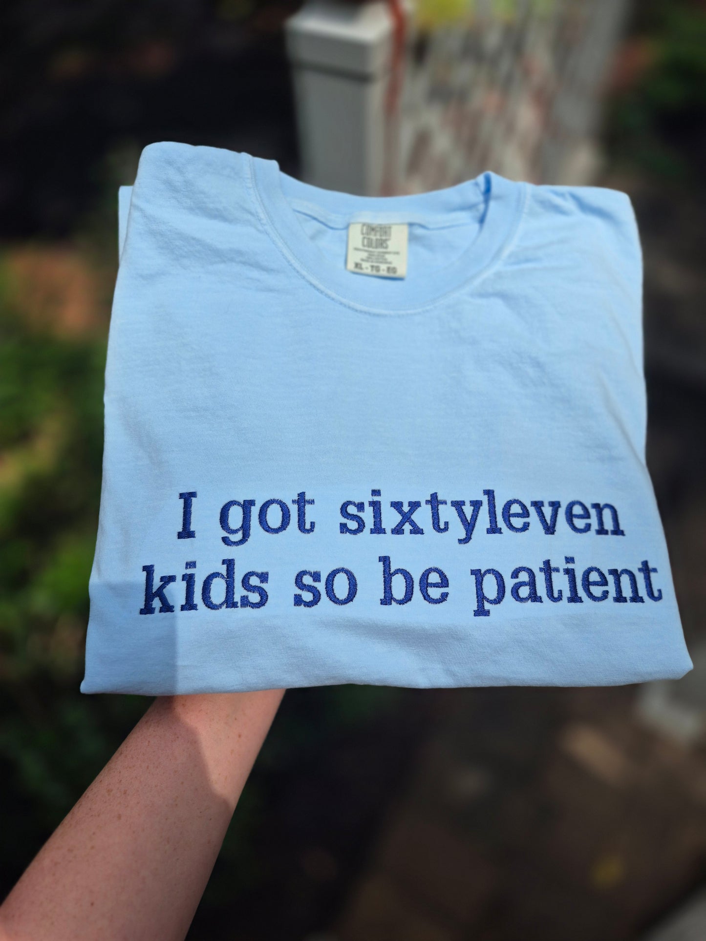 I got sixtyleven kids