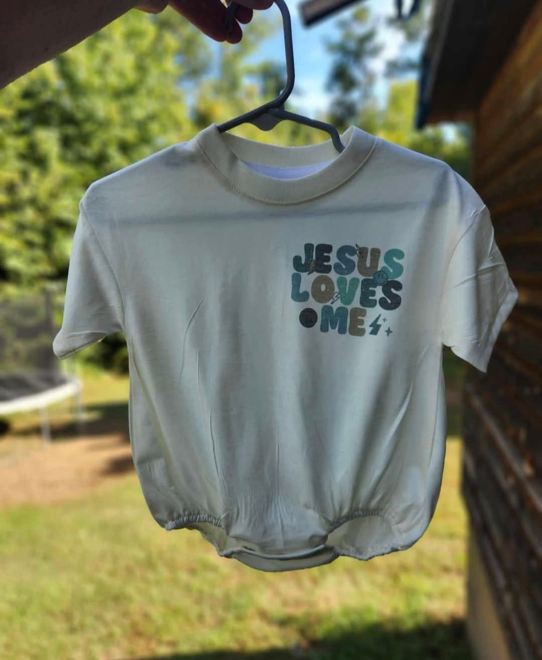 Jesus loves me - blue print