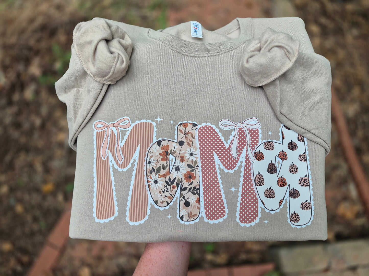 Fall mama -printed - crew
