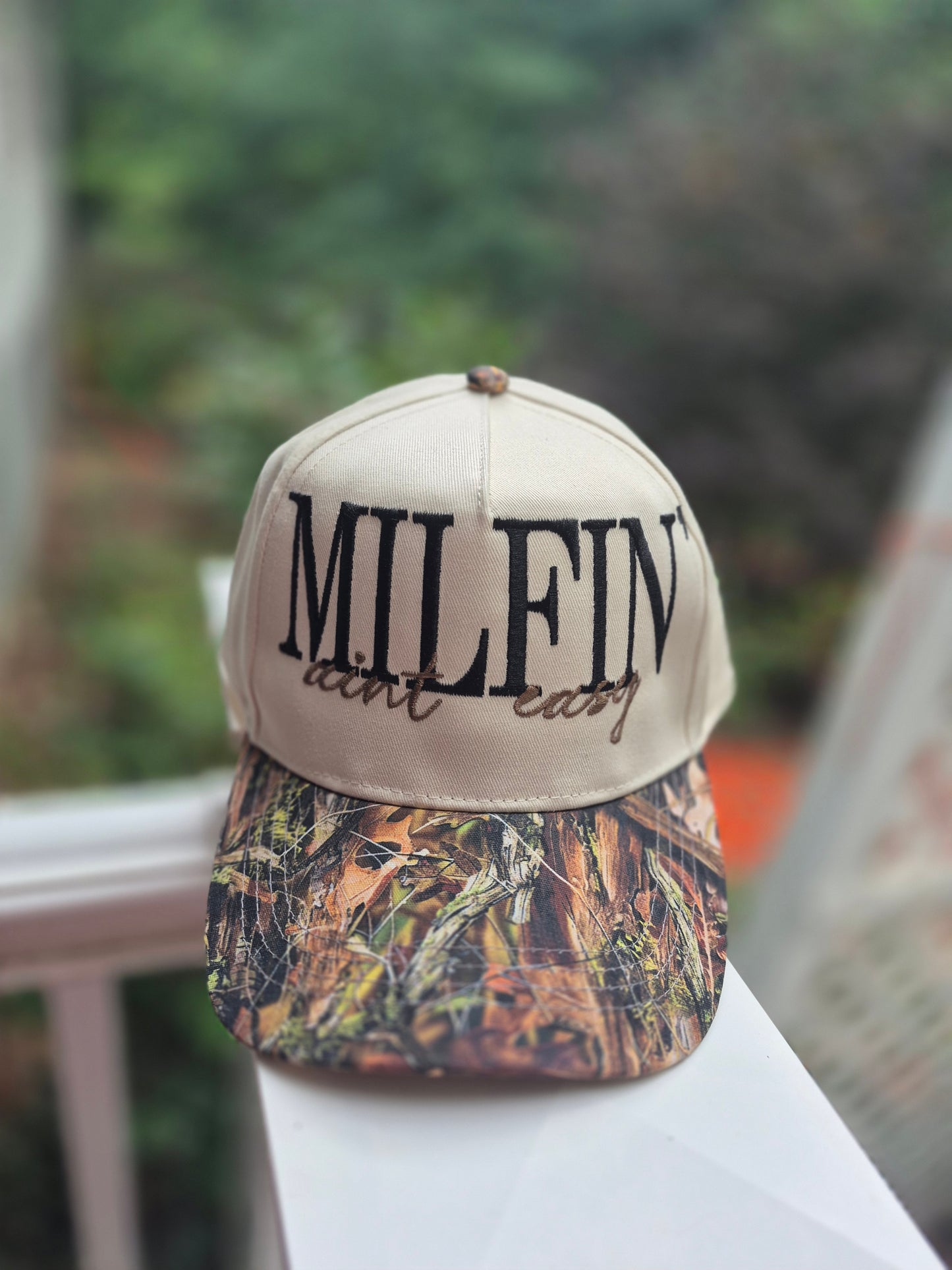 Milfin ain't easy - camo bill