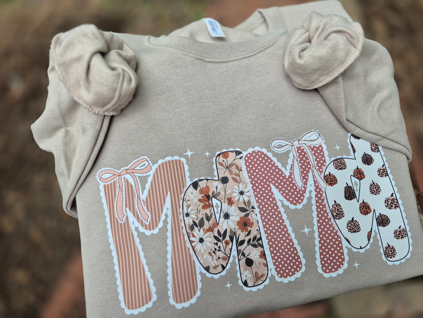 Fall mama -printed - crew