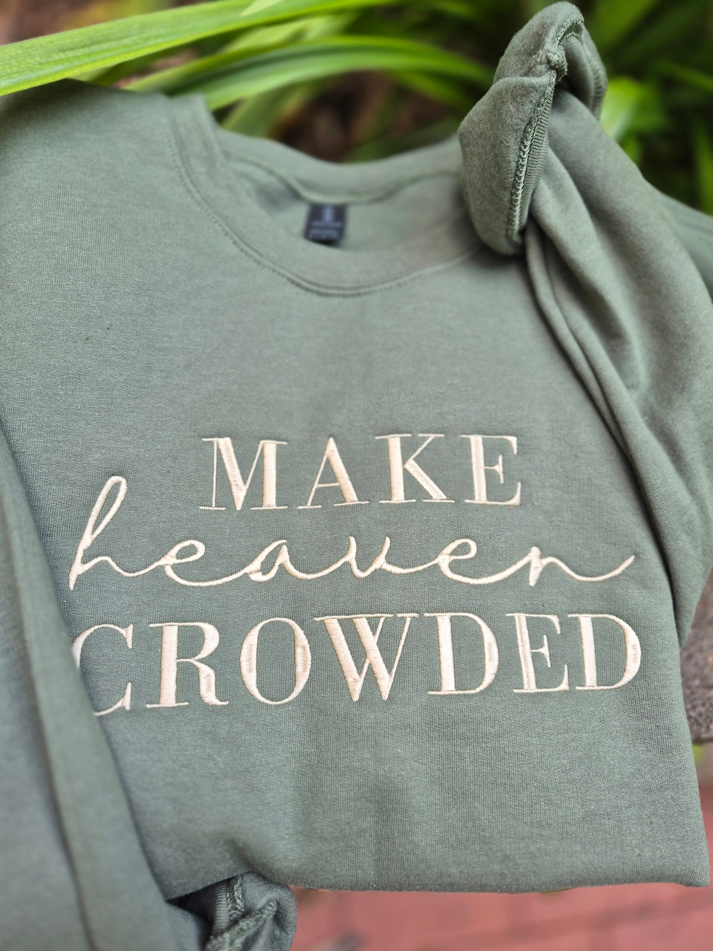Make heaven crowded π