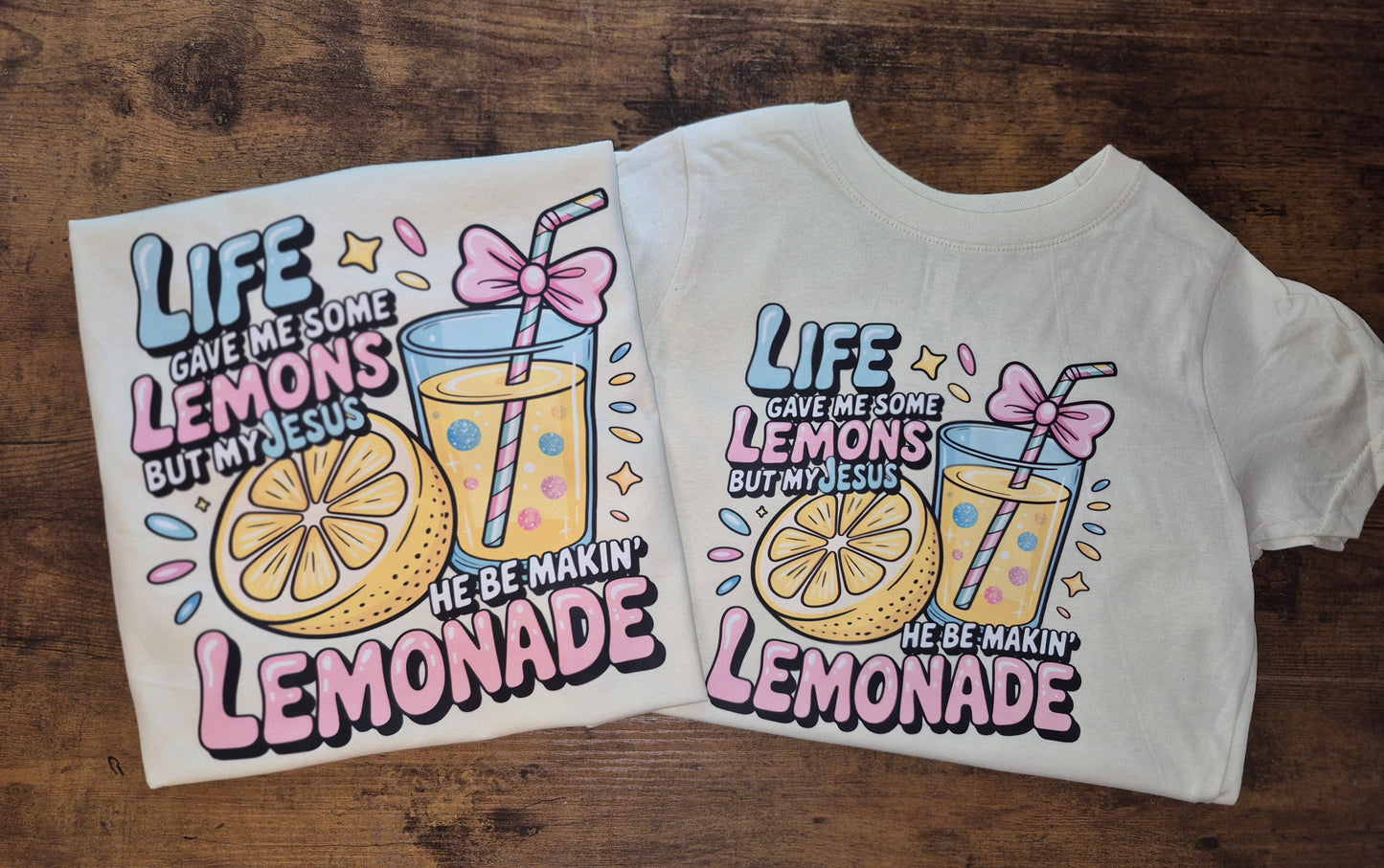 He be making lemonade 🍋