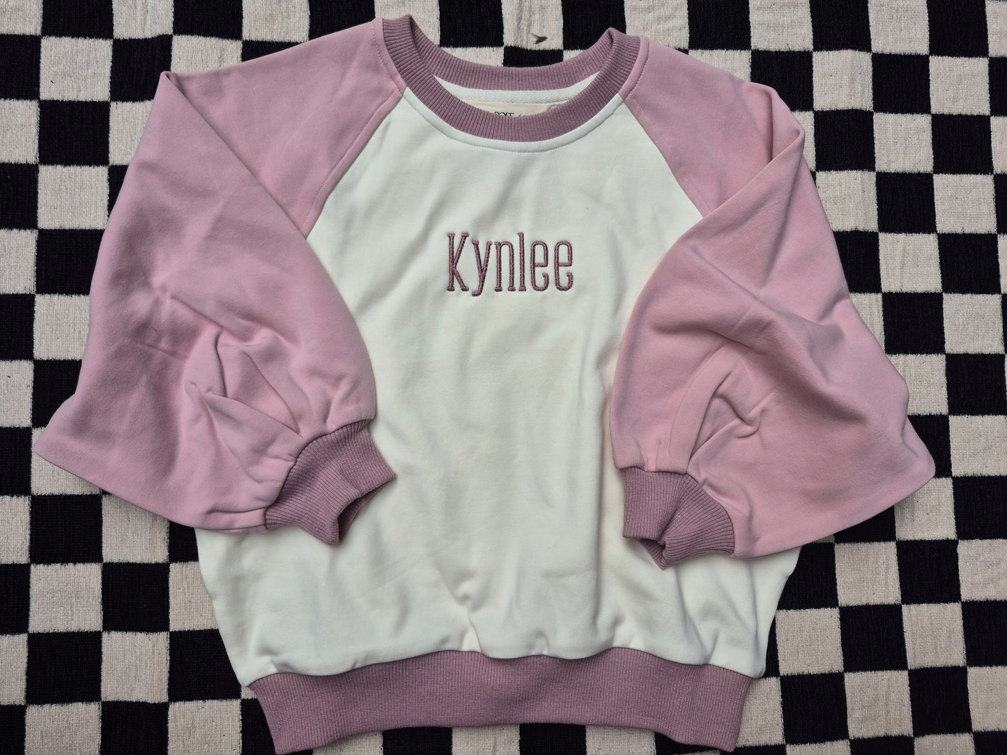Colorblock toddler crews
