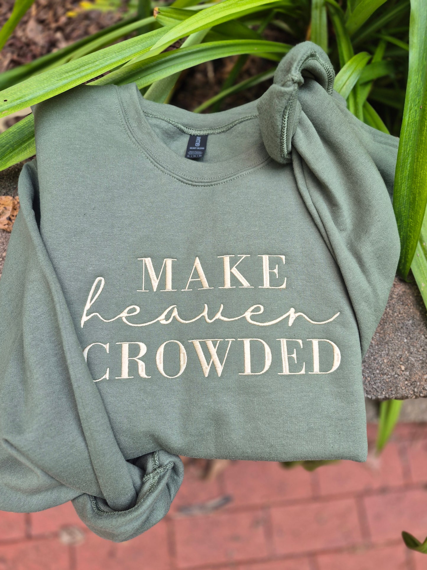 Make heaven crowded π