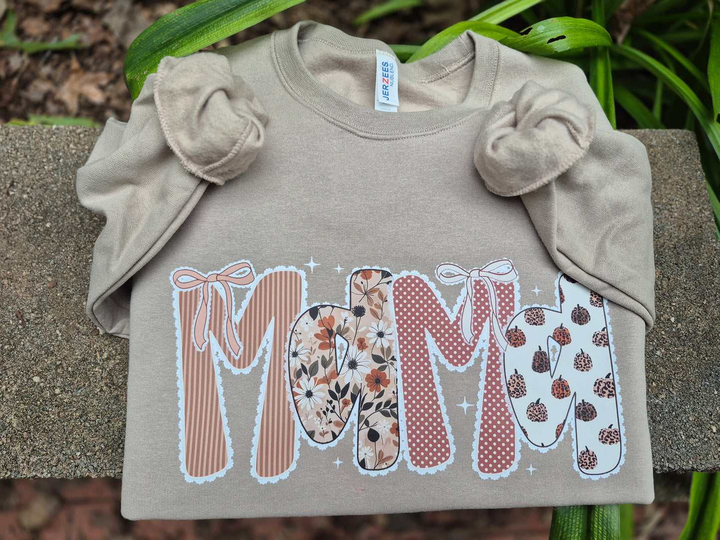 Fall mama -printed - crew
