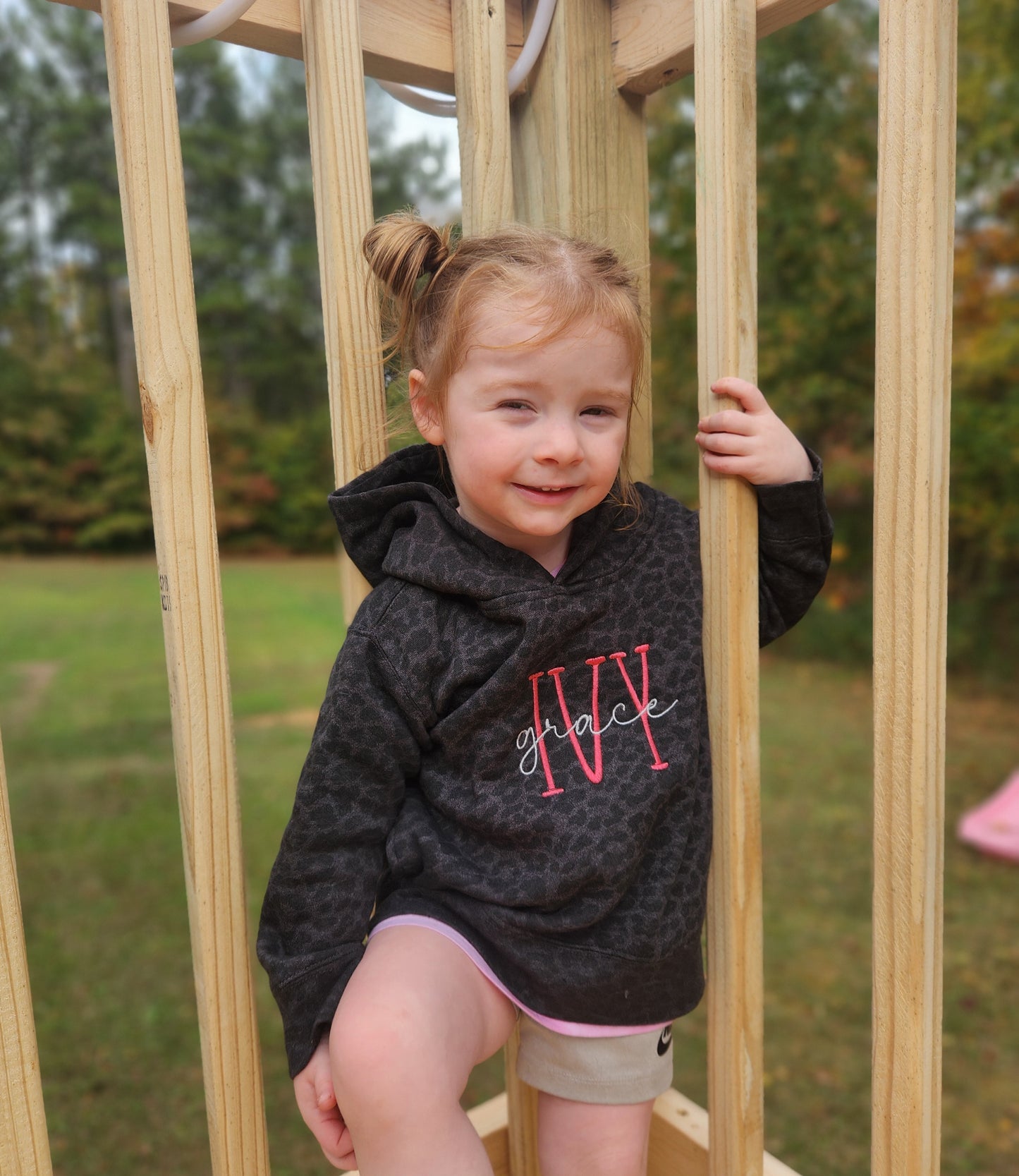 Toddler double name hoodies
