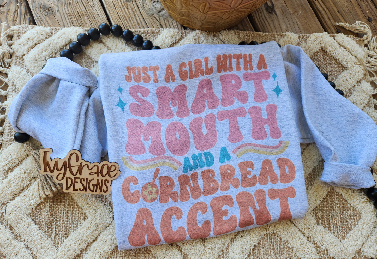 Smart mouth & cornbread accent