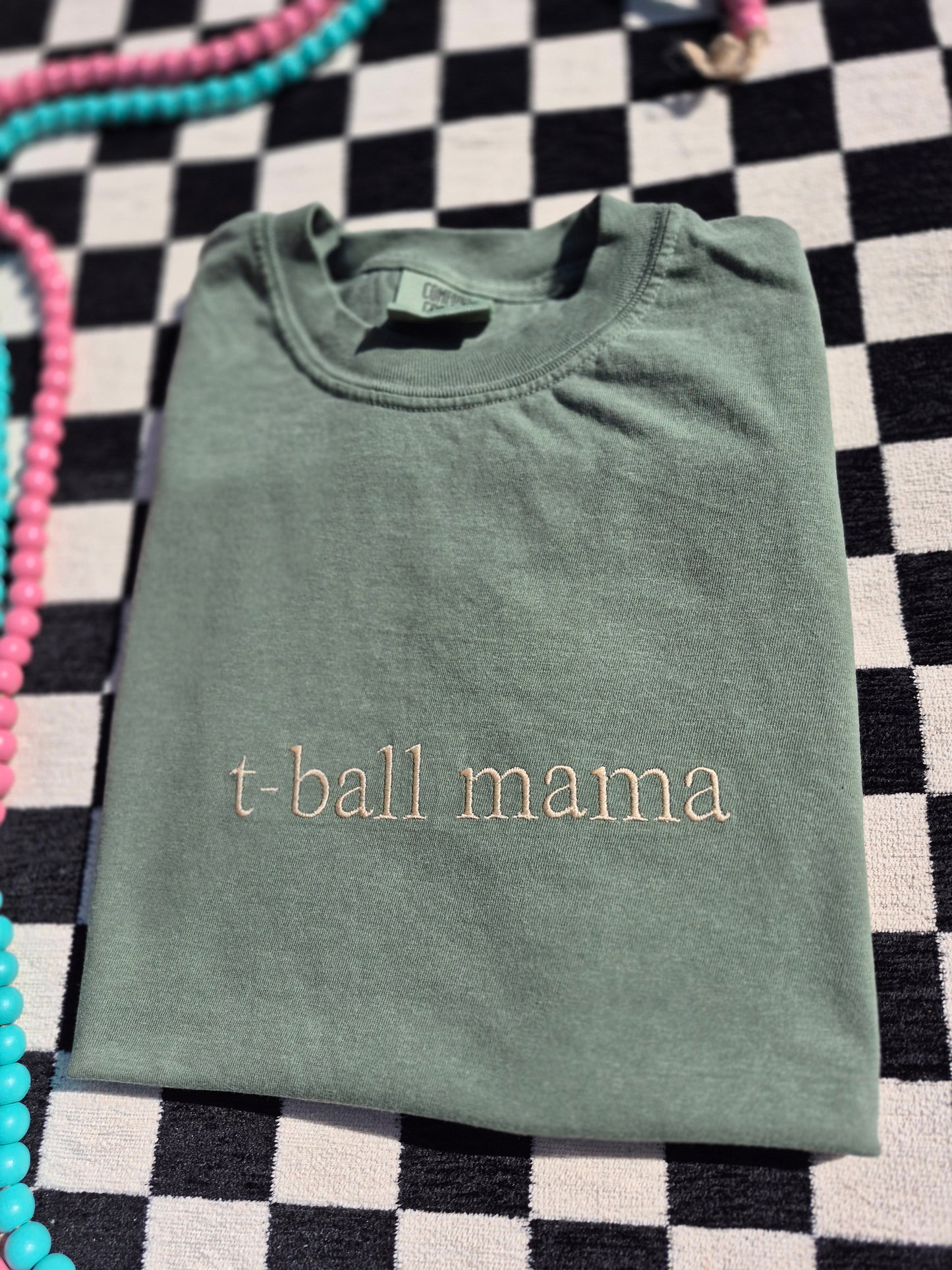 T-ball mama - embroidery