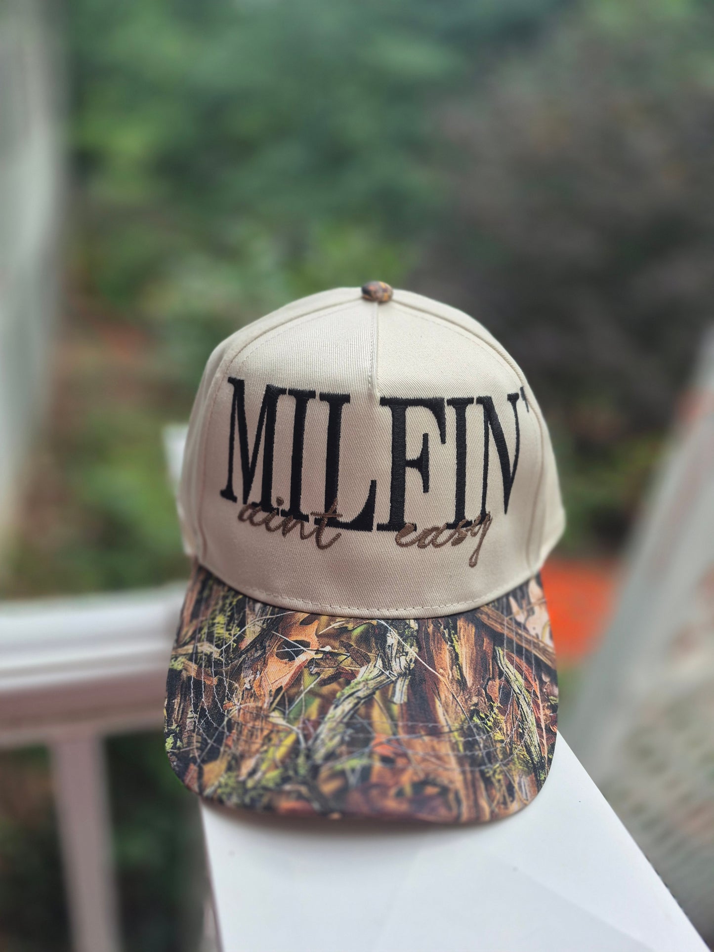 Milfin ain't easy - camo bill