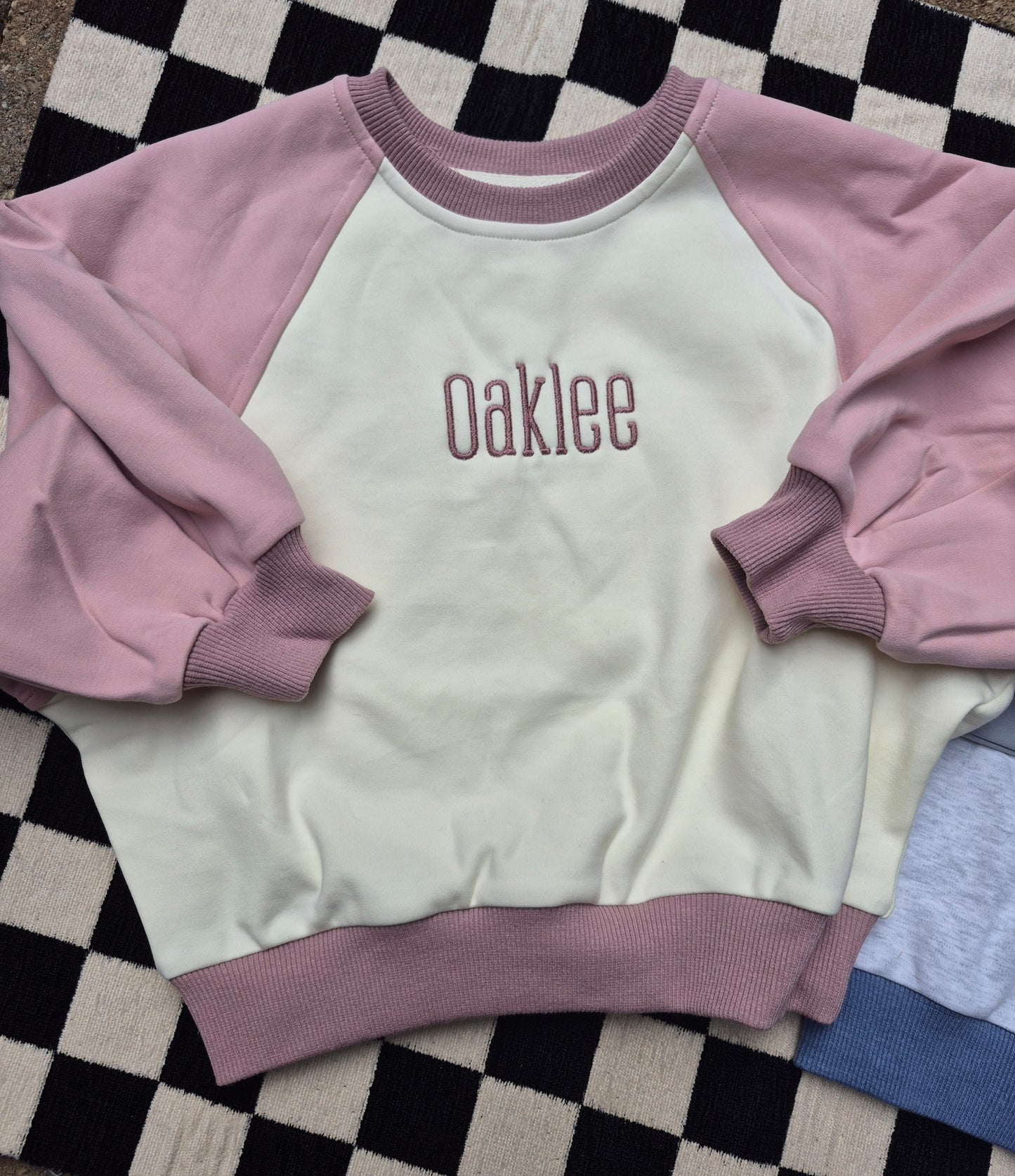 Colorblock toddler crews