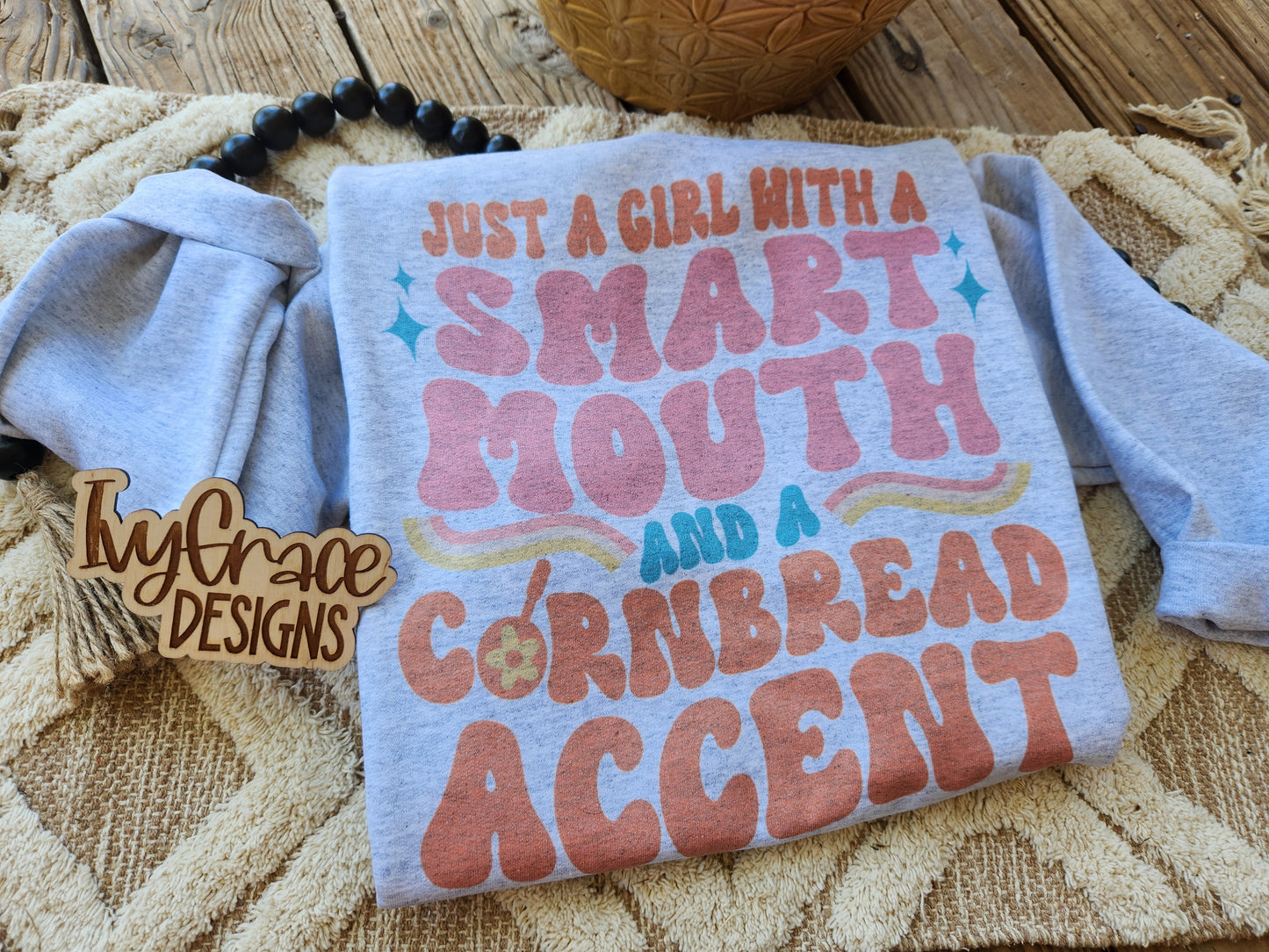 Smart mouth & cornbread accent