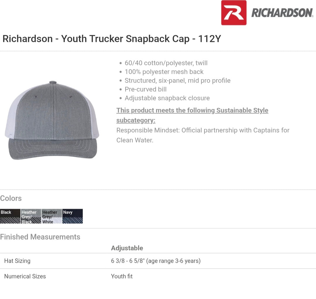 Youth (3y-6y) Richardson hat - misbehavin'