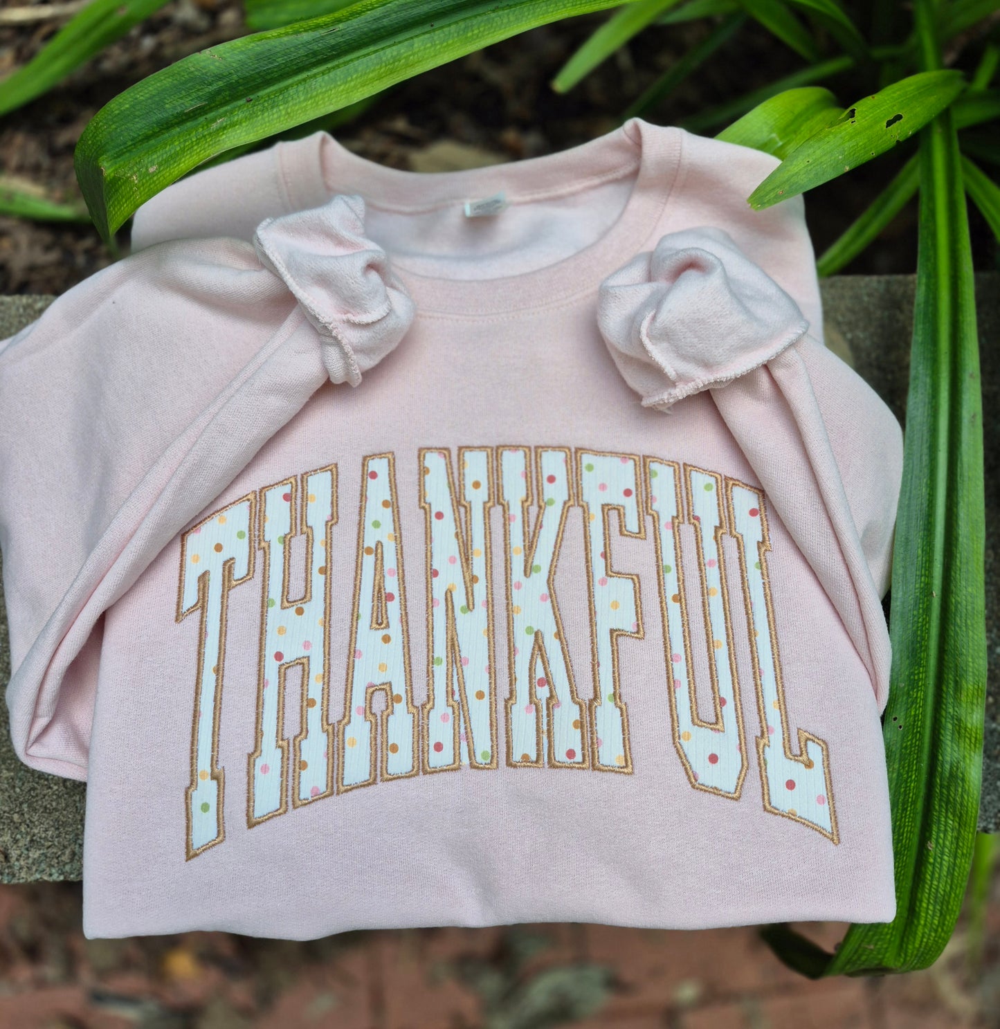 RTS lg sweatshirt- thankful