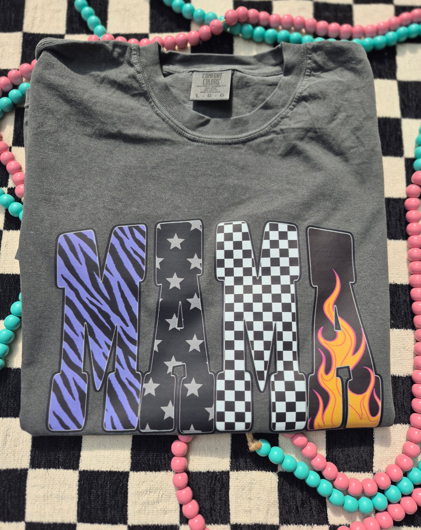 Mama - zebra flames