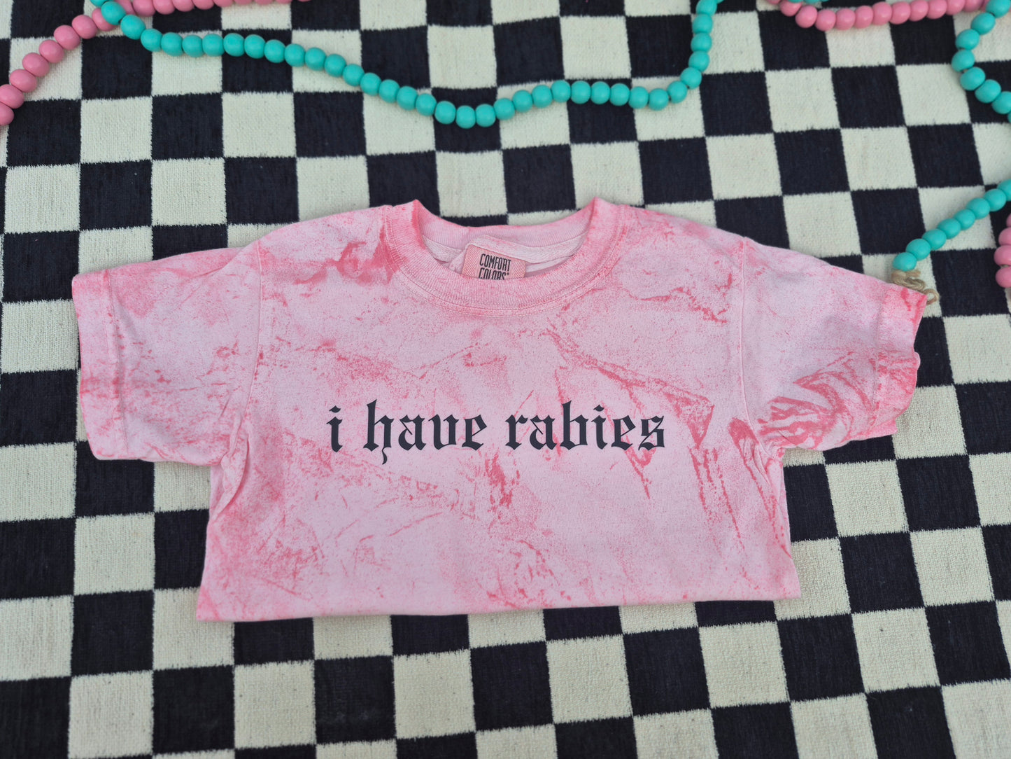 I have rabies *Youth & adult cc tee* solid or colorblast option
