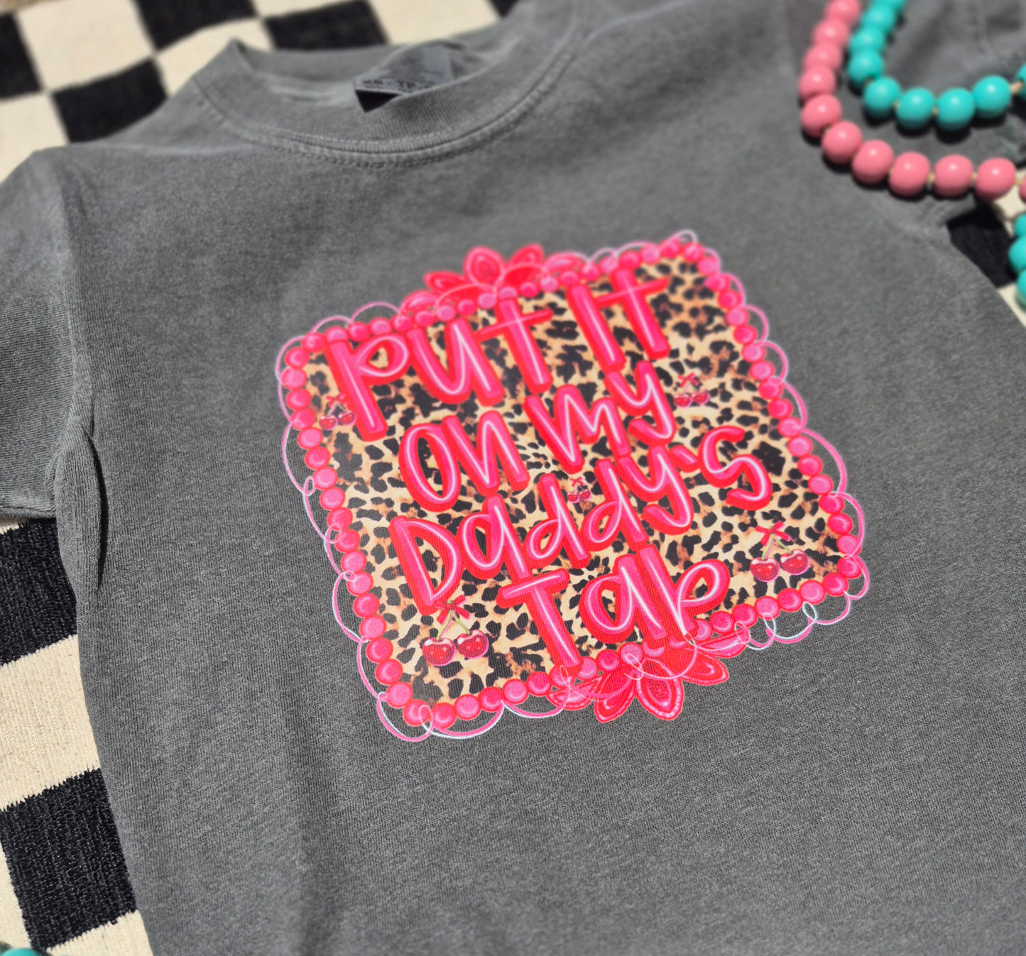 Put it on my daddy's tab š¤ youth cc tee