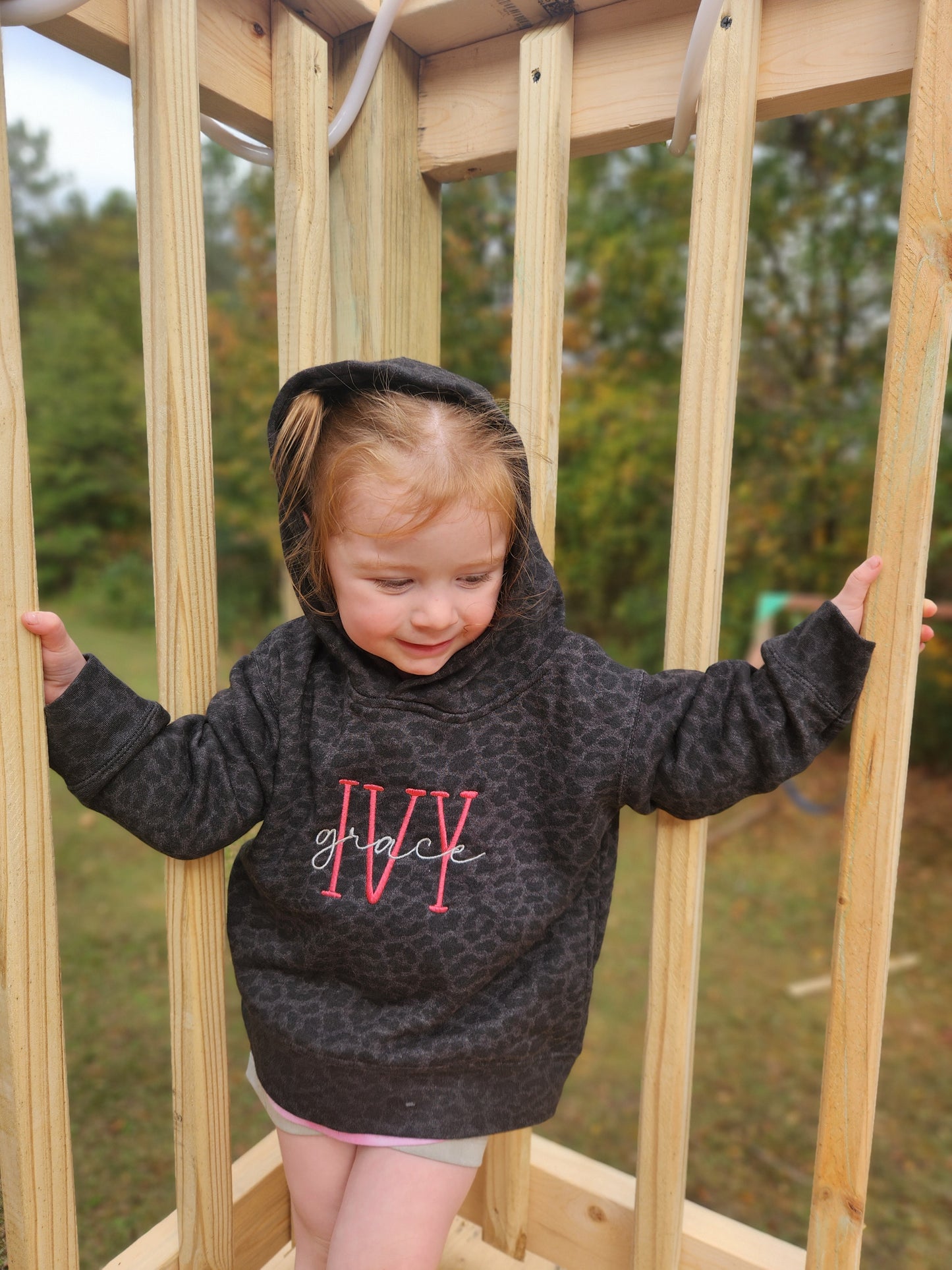 Toddler double name hoodies