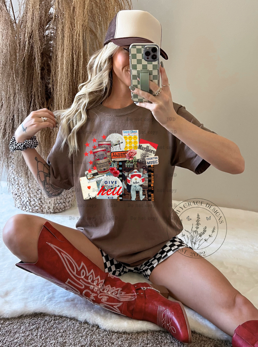 Give em hell kid  *Youth XS through  adults 3xl*