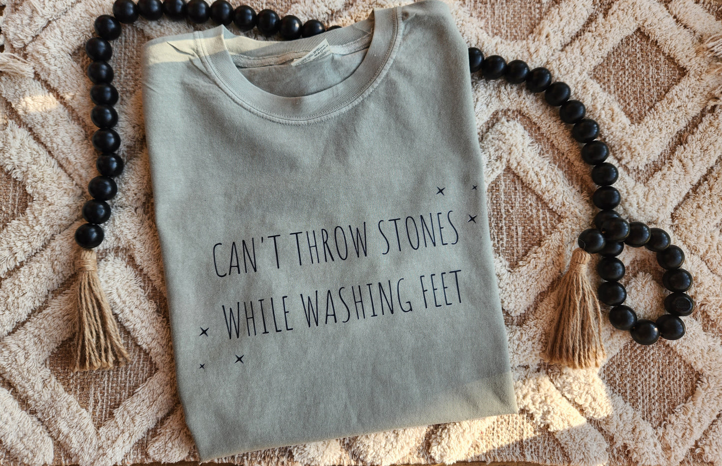 ✨️Can't throw stones while washing feet✨️