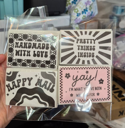 Thank you/pickup stickers 2×3