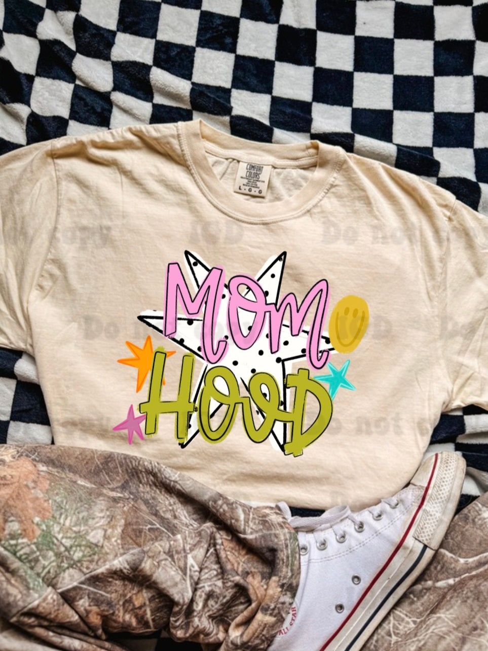 Mom hood - dotted
