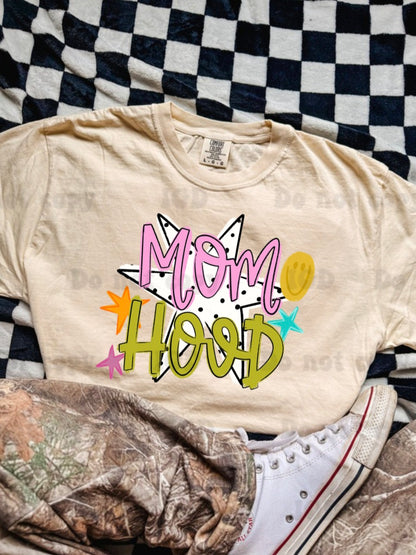 Mom hood - dotted