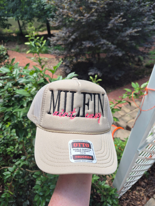 Milfin aint easy- trucker hat