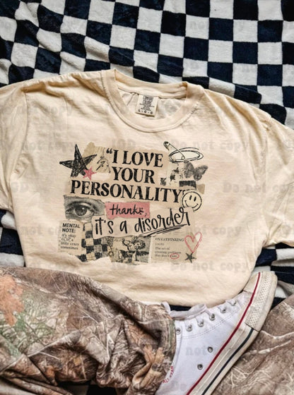 I love your personality CC tee