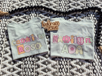 Groovy name tees