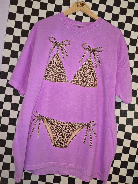 Cheetah bikini - CC tee