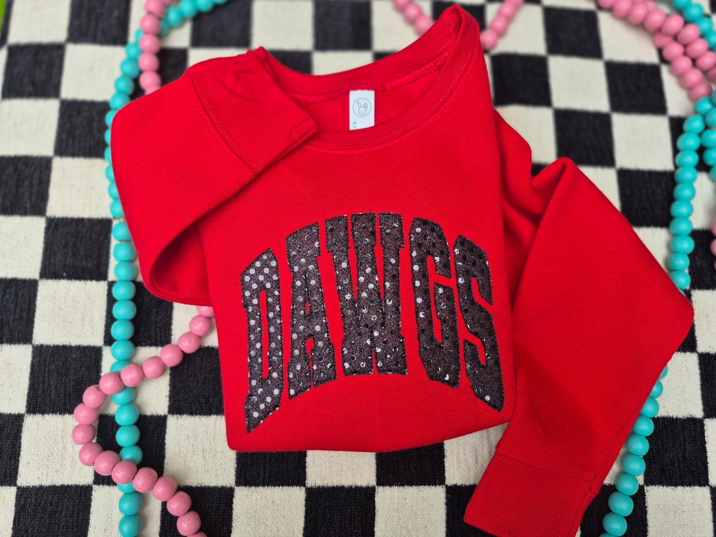 5/6t RTS crew applique embroidery