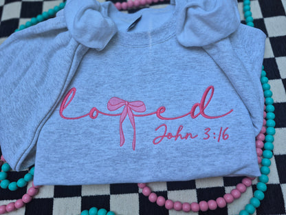 Loved. John 3:16