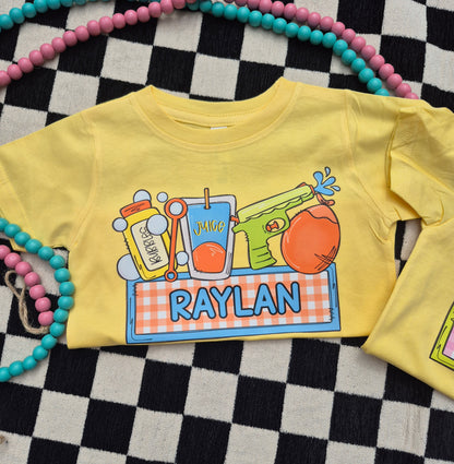 Summer name tees  (infant, toddler & youth) (printed)