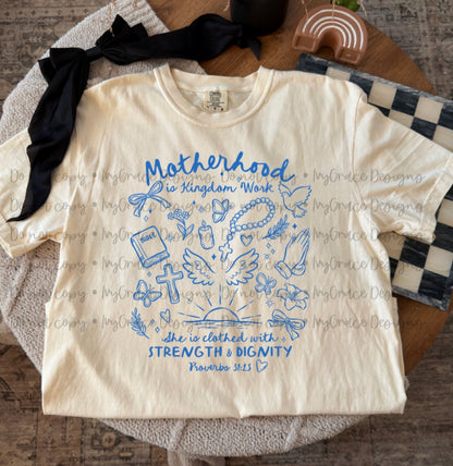 Motherhood is kingdom work - whimsical