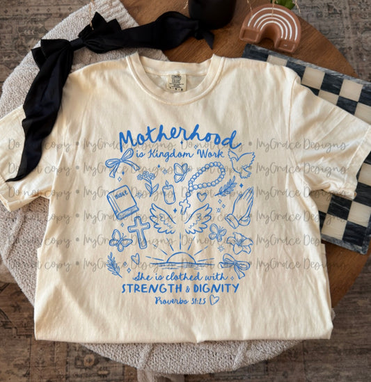 Motherhood is kingdom work - whimsical