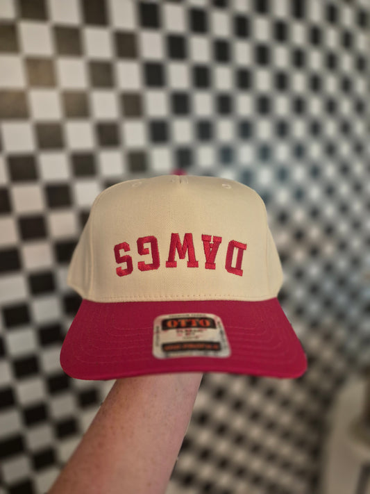 RTS structured otto hat- red