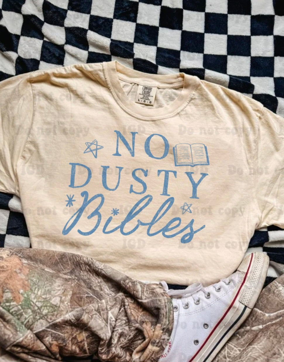 No dusty bibles  - CC tee