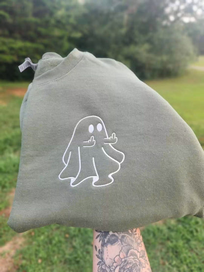 Weekend flash sale - ghost middle finger TEE & CREWS