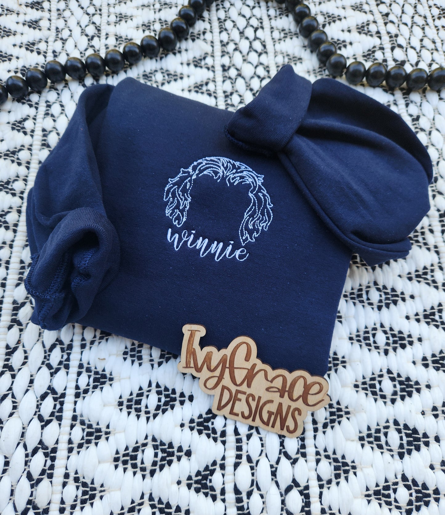 Embroidery dog ears crew 🐾