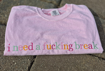 I need a fn break 😅 comfort color tee