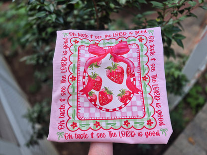 Oh taste & see strawberry - CC tee