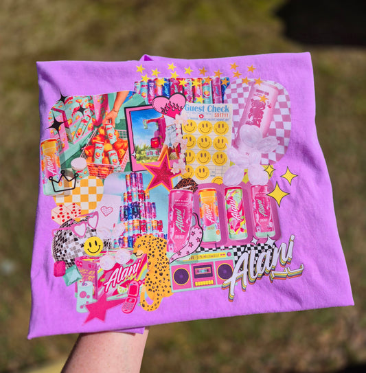 Energy drink collage NEON cc tees